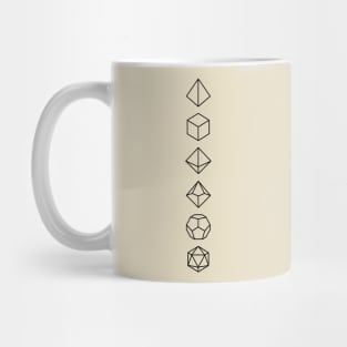 RPG Dice Dark Mug